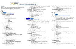 MnCHOICES Assessment Content Map, 10-10-14