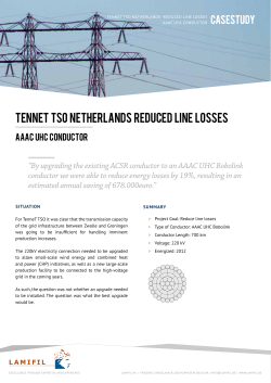TenneT TSO Netherlands Reduced line losses