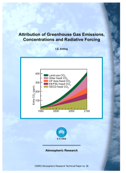 Attribution of Greenhouse Gas Emissions, Concentrations and