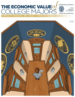 The Economic Value of College Majors
