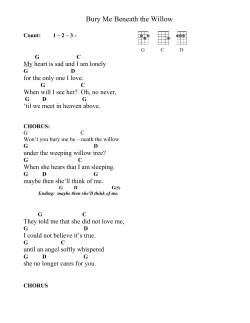 Bury Me Beneath the Willow