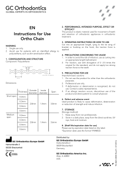 EN Instructions for Use Ortho Chain