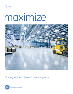 GE energy-efficient T5 linear fluorescent systems | GE Lighting