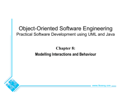 Modelling Interactions and Behaviour