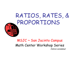 proportion - TeacherWeb