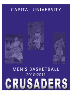 CAPITAL UNIVERSITY MEN`S BASkETBALL
