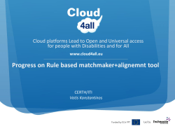 Cloud4All - GPII wiki