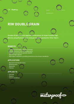 pdf RIW Double Drain Data Sheet