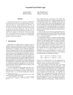 Guarded Fixed Point Logic
