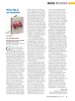 The Little Big Number: How GDP Came to Rule the World and