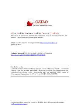 Competitive adsorption of p-hydroxybenzoic acid and