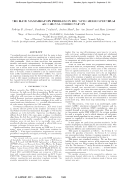 The Rate Maximization Problem in DSL with Mixed Spectrum and
