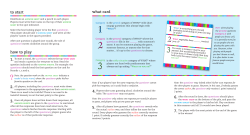 1. 2. to start what card 3. 4. 5. 6. 7. how to play