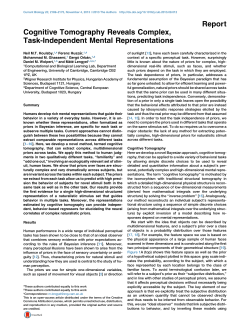 Cognitive Tomography Reveals Complex, Task