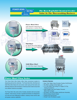 The Best Dry/Solid Chemical Feeder Value In The