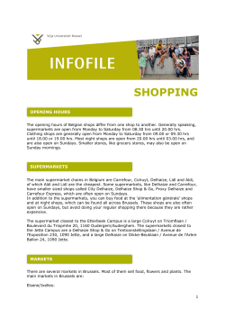 infofile on shopping