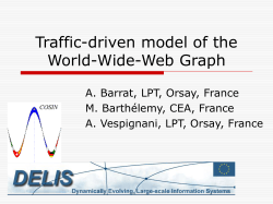 Traffic-driven model of the World-Wide