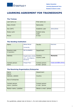 exceptional major changes to the original learning