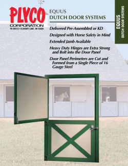 equus dutch door systems equus