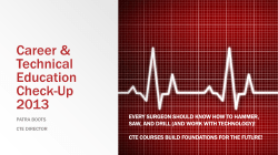 cte courses build foundations for the future!