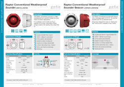 Raptor Conventional Weatherproof Raptor Conventional Weatherproof