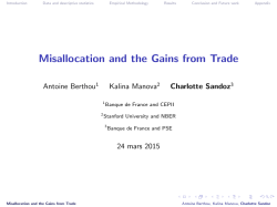 Misallocation and the Gains from Trade