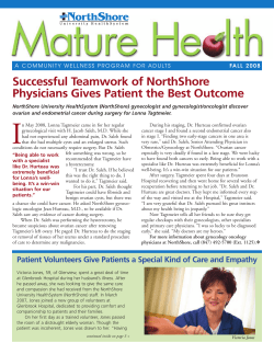 Successful Teamwork of NorthShore Physicians Gives Patient the