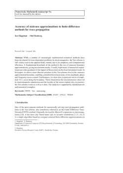 Accuracy of staircase approximations in finite-difference