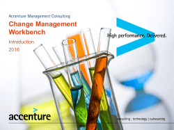 Change Readiness