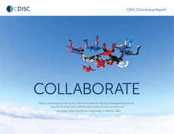 CDISC 2014 Annual Report