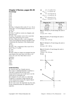 Chapter 2 Review, pages 90&ndash;95