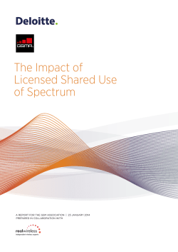 The Impact of Licensed Shared Use of Spectrum