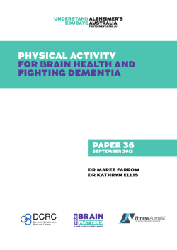 Physical Activity - Your Brain Matters