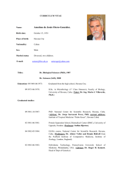 Current CV/Bio