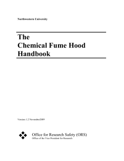 The Chemical Fume Hood Handbook
