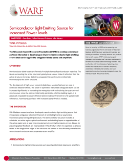 Semiconductor Light-Emitting Source for Increased Power Levels