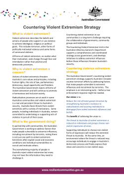 CVE Strategy factsheet [DOC 273KB]