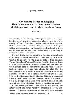 The Identity Model of Religion: How It Compares with Nine Other