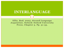 interlanguage - WordPress.com
