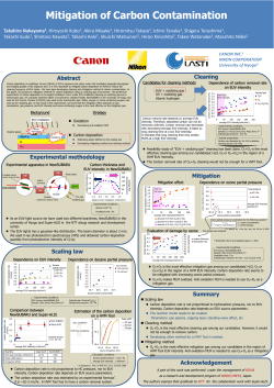 Mitigation of Carbon Contamination