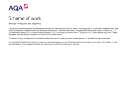 Biology – Infection and response