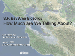 biosolids - Bay Area Clean Water Agencies