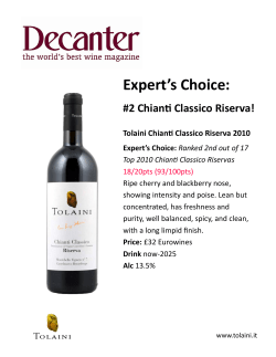 Decanter Tolaini CCR Review