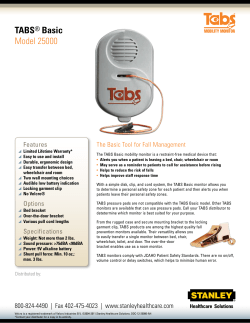 TABS&reg; Basic Model 25000