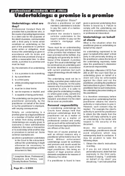 Editors --- "Undertakings: a promise is a promise" [2005