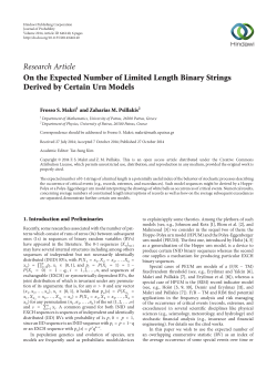On the Expected Number of Limited Length Binary Strings Derived