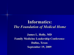 Spanning the Specialties to Bring You the Best Standards