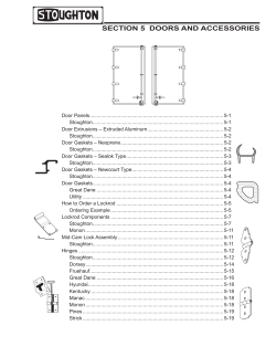 section 5 doors and accessories