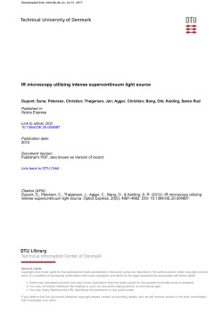 IR microscopy utilizing intense supercontinuum light