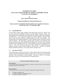 Management of the team